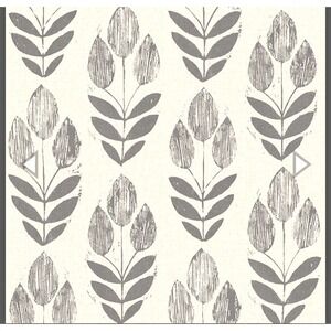Wall Pops! Nu Wallpaper‎ PATTERN NUS2459 Folk Tulip - 20.5in x 18ft - NEW SEALED